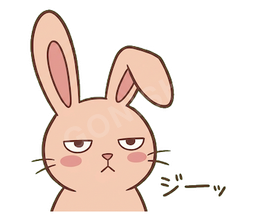 Jitome Bunny #38 ジーッ